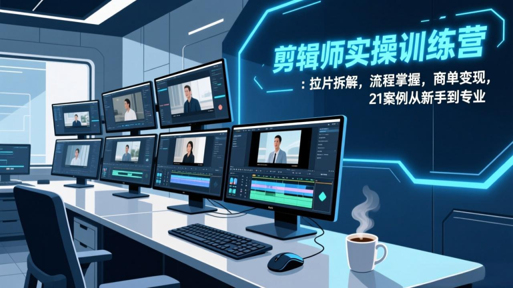 【2026.01.13】剪辑师进阶实战营：21个案例拆解，掌握全流程，轻松接单变现