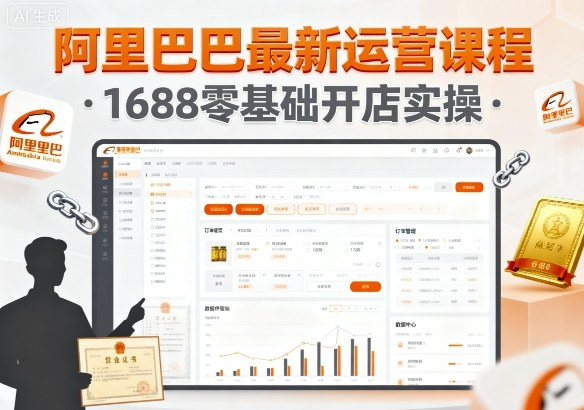 阿里巴巴最新运营课程，1688零基础开店实操-心思维创富网_网上创业教程_网络创业项目