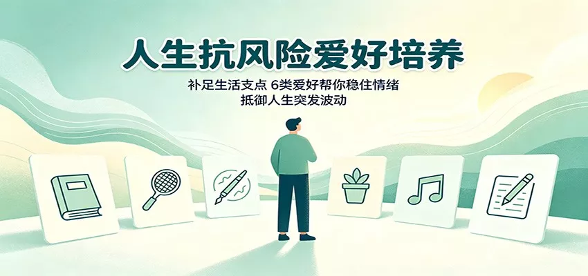 人生抗风险爱好培养：补足生活支点，6类爱好帮你稳住情绪，抵御人生突发波动-心思维创富网_网上创业教程_网络创业项目