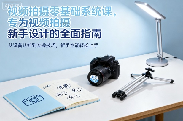 视频拍摄零基础系统课，专为视频拍摄新手设计的全面指南-心思维创富网_网上创业教程_网络创业项目