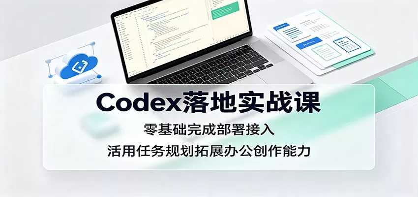 Codex落地实战课：零基础完成部署接入，活用任务规划拓展办公创作能力-心思维创富网_网上创业教程_网络创业项目