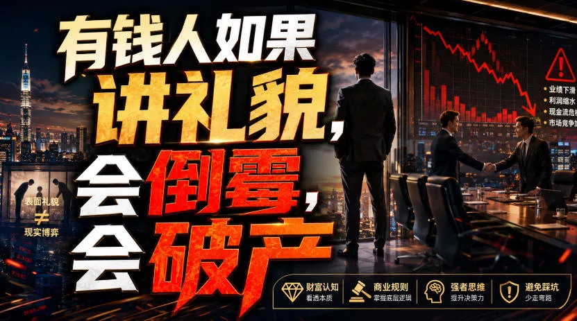 付费文章：有钱人如果讲礼貌，会倒霉，会破产-心思维创富网_网上创业教程_网络创业项目