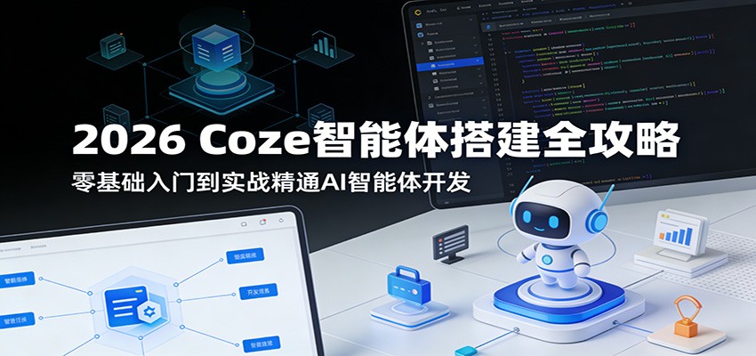 2026 Coze智能体搭建全攻略：零基础入门到实战精通AI智能体开发-心思维创富网_网上创业教程_网络创业项目