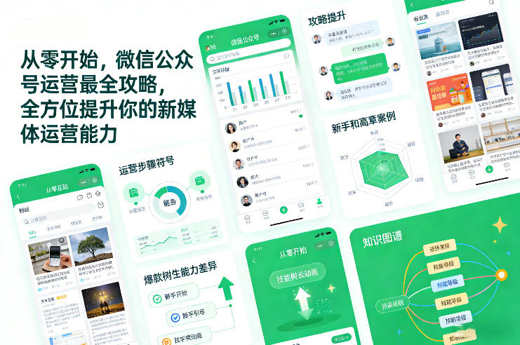 从零开始，微信公众号运营最全攻略，全方位提升你的新媒体运营能力-心思维创富网_网上创业教程_网络创业项目