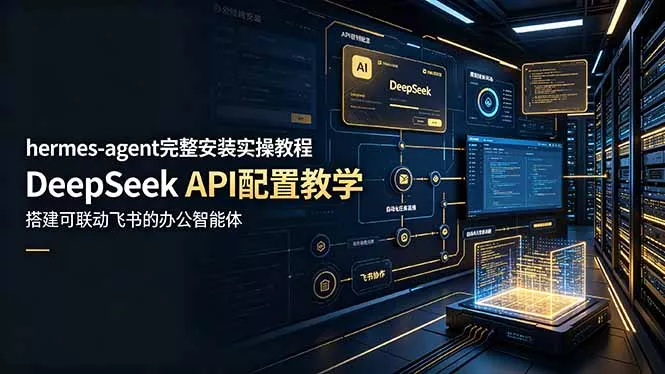 hermes-agent完整安装实操教程，DeepSeek API配置教学，搭建可联动飞书的办公智能体-心思维创富网_网上创业教程_网络创业项目