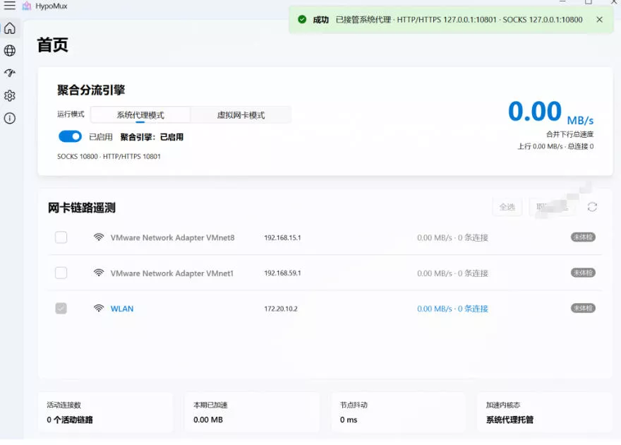 Github开源黑科技！多网卡网速聚合加速工具，一键让你的电脑网速起飞，这感觉也太爽了HypoMux-心思维创富网_网上创业教程_网络创业项目