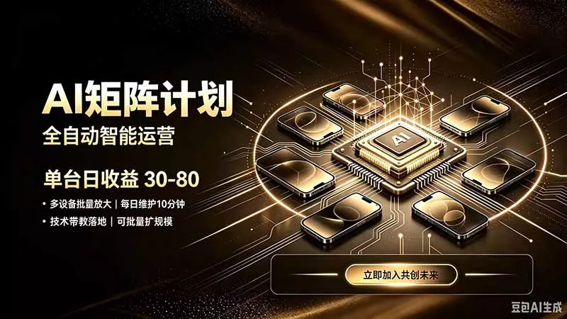 AI智能对话，矩阵规模化创业，全程技术扶持，长久稳定，日入800+-心思维创富网_网上创业教程_网络创业项目