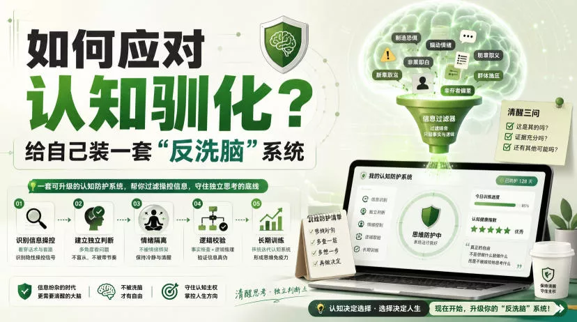 付费文章：如何应对认知驯化？给自己装一套“反洗脑”系统-心思维创富网_网上创业教程_网络创业项目