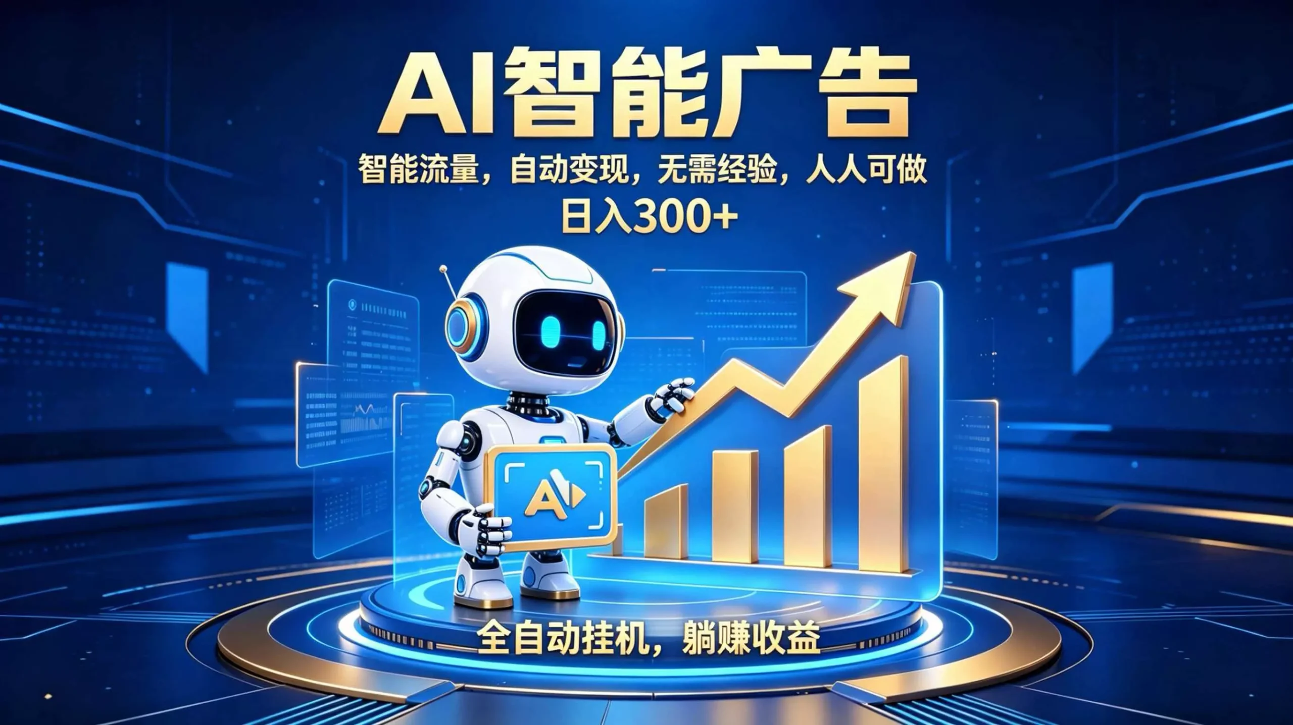 轻资产新赛道，全自动AI广告，打造持续收益-心思维创富网_网上创业教程_网络创业项目