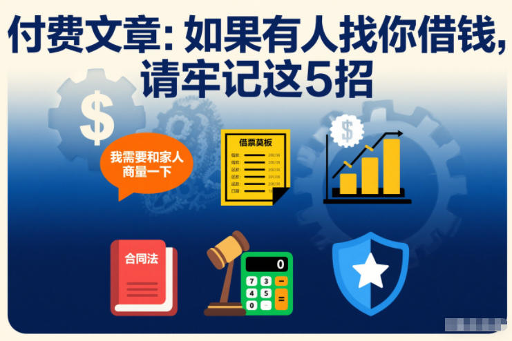 付费文章：如果有人找你借钱，请牢记这5招-心思维创富网_网上创业教程_网络创业项目