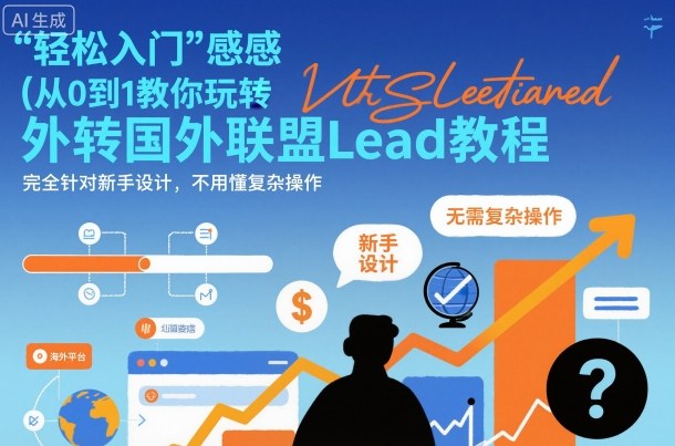 国外联盟賺美刀项目，从0到1教你玩转国外联盟Lead教程，纯新手可操作性100%-心思维创富网_网上创业教程_网络创业项目
