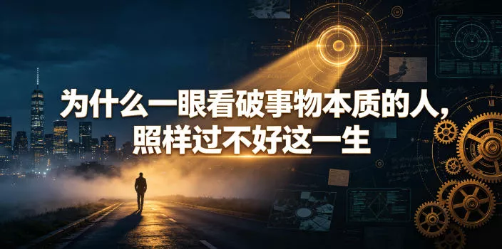 付费文章：为什么一眼看破事物本质的人，照样过不好这一生-心思维创富网_网上创业教程_网络创业项目