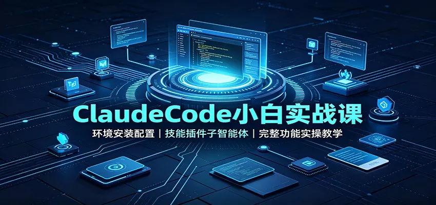 ClaudeCode小白实战课：环境安装配置，技能插件子智能体，完整功能实操教学-心思维创富网_网上创业教程_网络创业项目