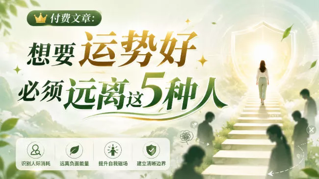 付费文章：想要运势好，必须远离这5种人-心思维创富网_网上创业教程_网络创业项目