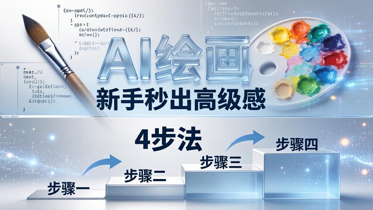 AI绘画入门别再硬磕了！即梦4步法：万能提示词公式+BRTR框架，新手秒出高级感-心思维创富网_网上创业教程_网络创业项目