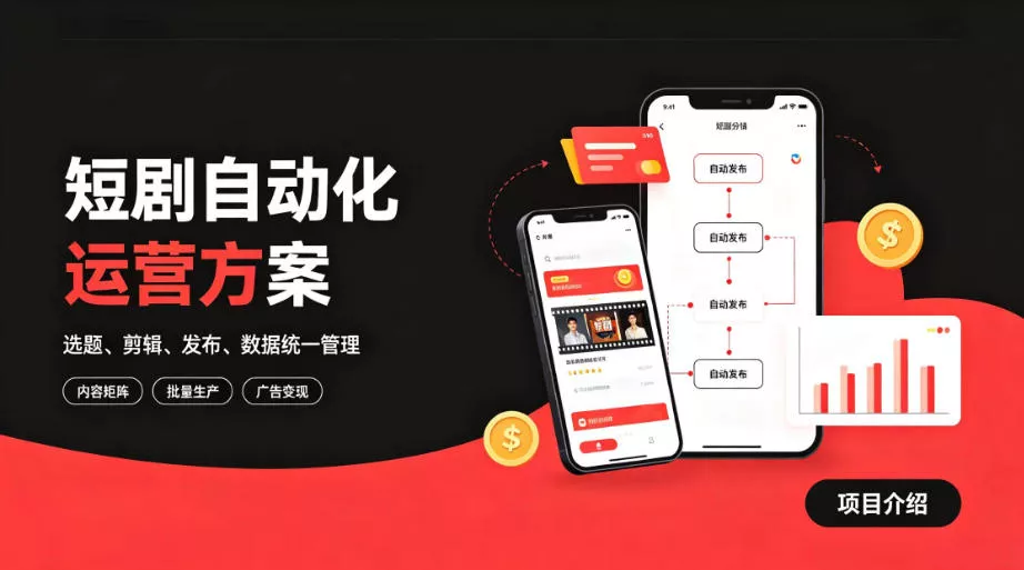 快手全自动短剧矩阵项目｜自动化分发，流量持续变现【揭秘】-心思维创富网_网上创业教程_网络创业项目
