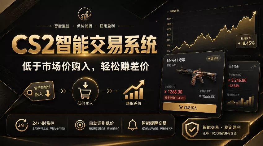 CS2智能交易系统，轻松賺差价|自动运行，无需自己挂G|数据支持任何形式验证【揭秘】-心思维创富网_网上创业教程_网络创业项目