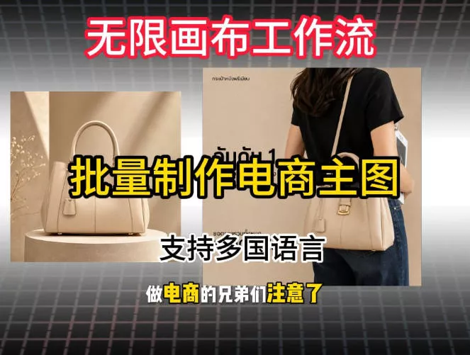 批量复刻电商爆款主图工作流搭建教学，批量下载，支持多国语言，不管是国内电商还是跨境店群都能用-心思维创富网_网上创业教程_网络创业项目