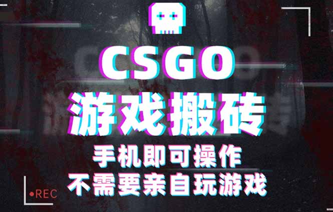 CSGO游戏挂机捡漏，单日扫货500+，年底小高峰上车可吃肉，手机即可操作…-心思维创富网_网上创业教程_网络创业项目