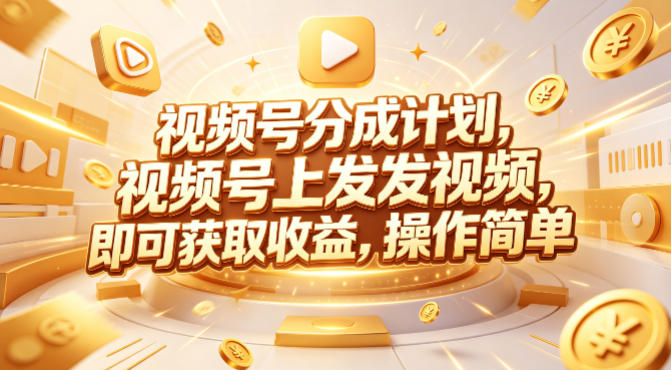 视频号分成计划，599元众筹的Red团队课程，视频号上发发视频，即可获取收益，操作简单-心思维创富网_网上创业教程_网络创业项目