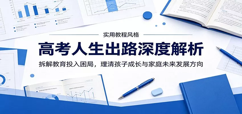 高考人生出路深度解析：拆解教育投入困局，理清孩子成长与家庭未来发展方向-心思维创富网_网上创业教程_网络创业项目