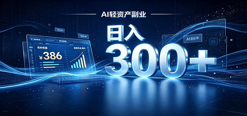 2026 AI轻资产风口，Token中转站小白可入局，日入300+-心思维创富网_网上创业教程_网络创业项目