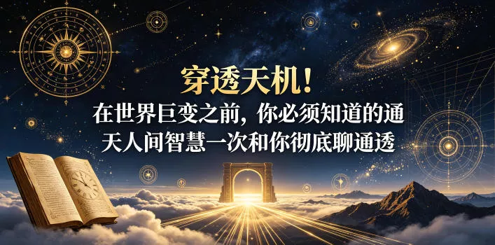 付费文章：穿透天机！在世界巨变之前，你必须知道的通天人间智慧一次和你彻底聊通透-心思维创富网_网上创业教程_网络创业项目