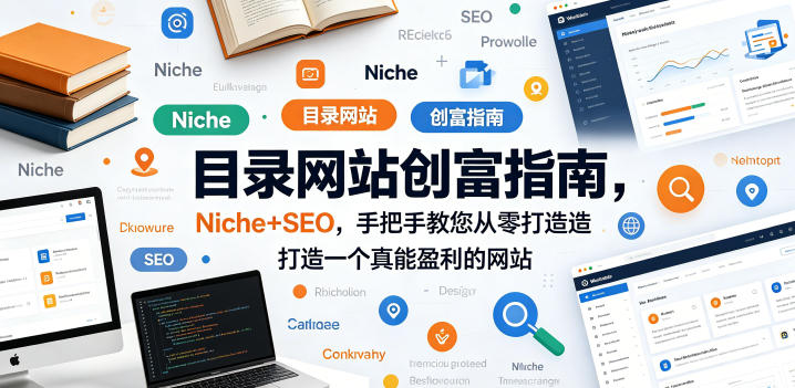 目录网站创富指南，Niche+SEO，手把手教您从零打造打造一个真能盈利的网站【原创双语字幕】-心思维创富网_网上创业教程_网络创业项目