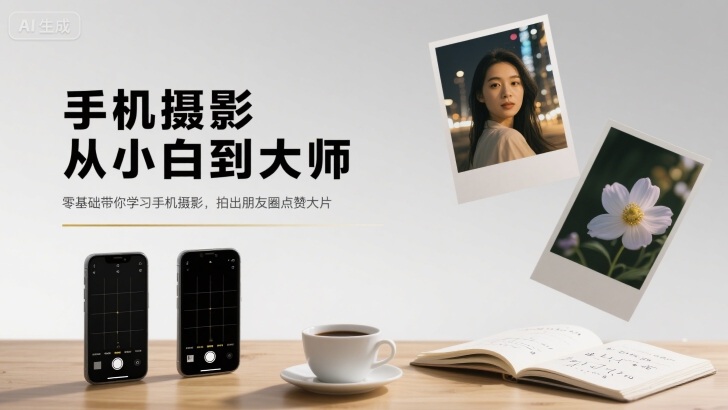 手机摄影从小白到大师，零基础带你学习手机摄影，拍出朋友圈点赞大片-心思维创富网_网上创业教程_网络创业项目