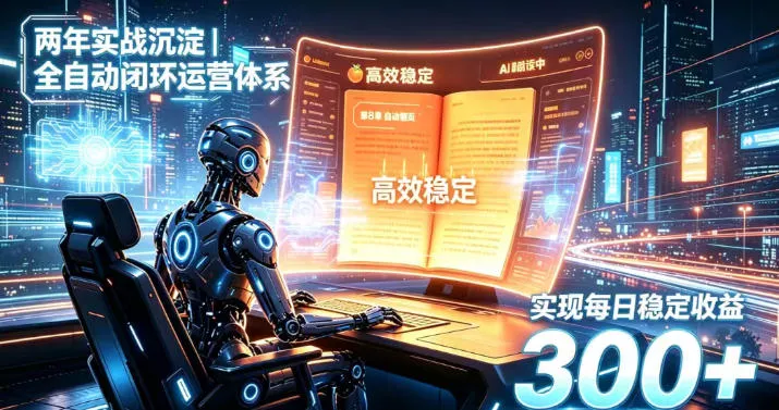 两年实战沉淀｜全自动闭环运营体系，实现每日稳定收益300+【揭秘】-心思维创富网_网上创业教程_网络创业项目