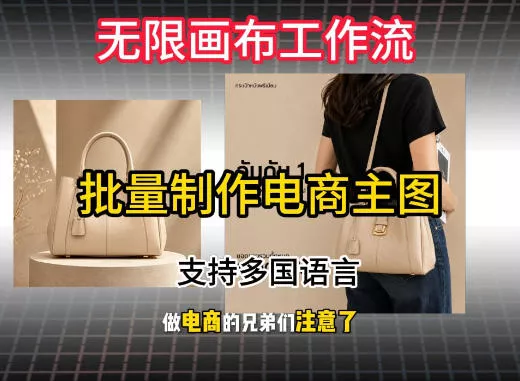 无限画布工作流搭建教程，一键电商主图批量制作，批量下载，支持多国语言-心思维创富网_网上创业教程_网络创业项目
