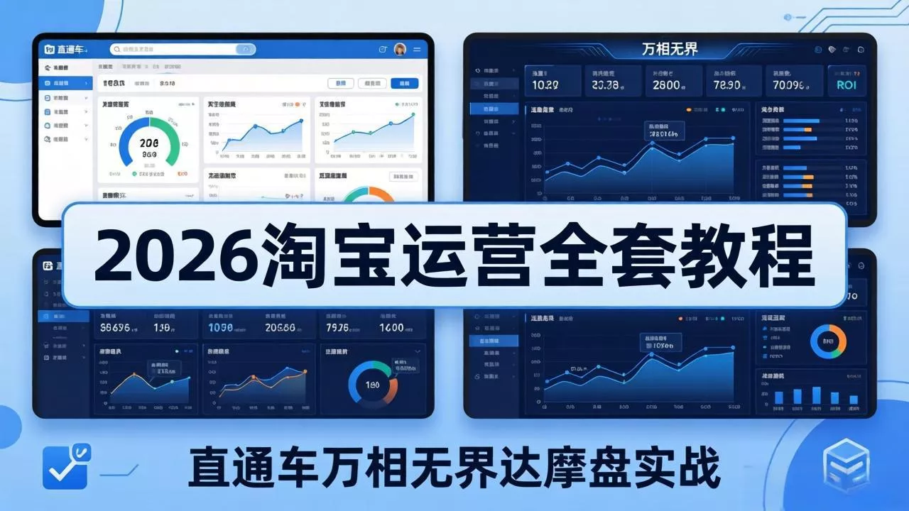 2026淘宝运营全套教程(更新7月-心思维创富网_网上创业教程_网络创业项目