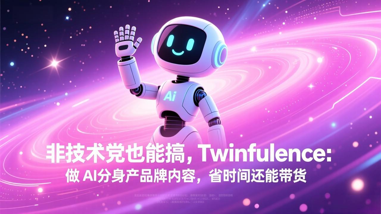 非技术党也能搞!Twinfluence:做 AI 分身产品牌内容,省时间还能带货-心思维创富网_网上创业教程_网络创业项目