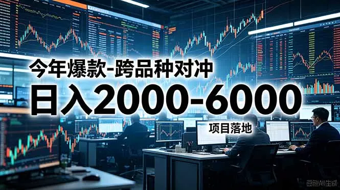 今年爆款-跨品种对冲日入2000-6000，项目落地！-心思维创富网_网上创业教程_网络创业项目