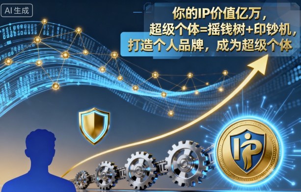 你的IP价值亿万，超级个体=摇钱树+印钞机，打造个人品牌，成为超级个体-心思维创富网_网上创业教程_网络创业项目