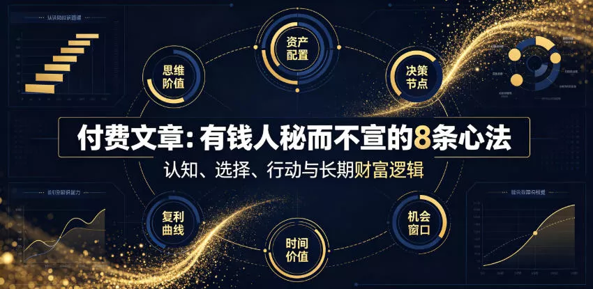 付费文章：有钱人秘而不宣的8条心法-心思维创富网_网上创业教程_网络创业项目
