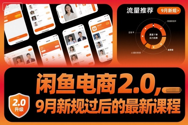 闲鱼电商2.0，9月新规过后的最新课程-心思维创富网_网上创业教程_网络创业项目