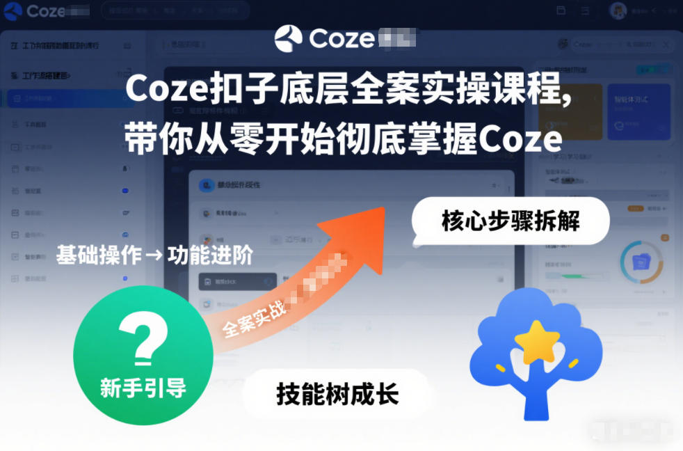 Coze扣子底层全案实操课程，带你从零开始彻底掌握Coze(更新3月)-心思维创富网_网上创业教程_网络创业项目