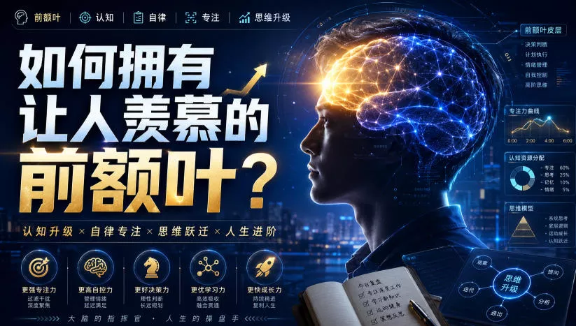 付费文：如何拥有让人羡慕的前额叶？-心思维创富网_网上创业教程_网络创业项目
