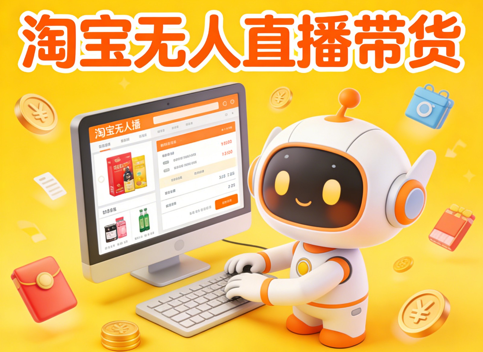 淘宝无人直播带货，24小时自动卖货，月佣金1W+，不违规不封号，不用露脸-心思维创富网_网上创业教程_网络创业项目
