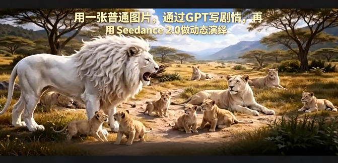 用一张普通图片，通过GPT写剧情，再用Seedance 2.0做动态演绎，居然能生成迪士尼风格搞笑动画-心思维创富网_网上创业教程_网络创业项目