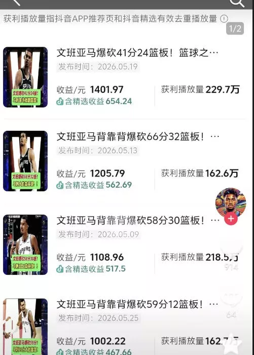 抖音8W粉丝博主的篮球人物深度解析解说教学，零门槛玩转伙伴计划与精选独家，单日稳定收益1k+-心思维创富网_网上创业教程_网络创业项目