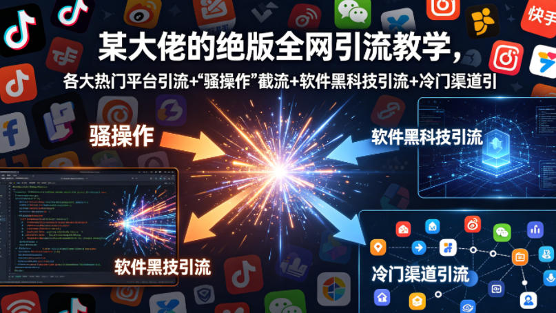 某大佬的绝版全网引流教学，各大热门平台引流+-心思维创富网_网上创业教程_网络创业项目