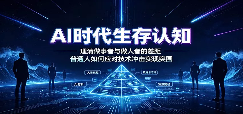 AI时代生存认知：理清做事者与做人者的差距，普通人如何应对技术冲击实现突围-心思维创富网_网上创业教程_网络创业项目