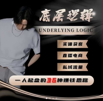 一个人起盘的底层逻辑，私域流量-直播电商-实体获客，一人起盘的36种賺钱思路-心思维创富网_网上创业教程_网络创业项目