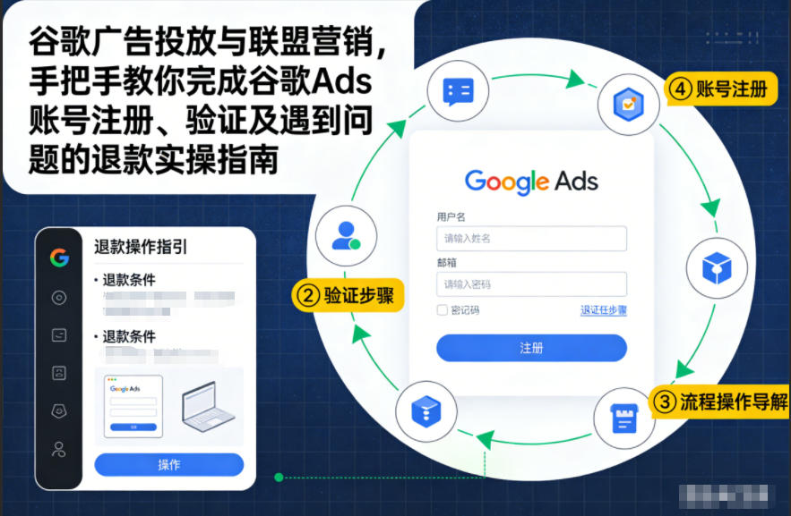 谷歌广告投放与联盟营销，手把手教你完成谷歌Ads账号注册、验证及遇到问题的退款实操指南-心思维创富网_网上创业教程_网络创业项目