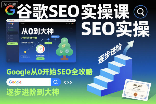 谷歌SEO实操课，Google从0开始SEO全攻略，逐步进阶到大神(更新26年)-心思维创富网_网上创业教程_网络创业项目