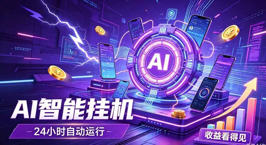 AI智能广告挂机，躺赚新模式 设备托管运行，解放双手持续变现-心思维创富网_网上创业教程_网络创业项目