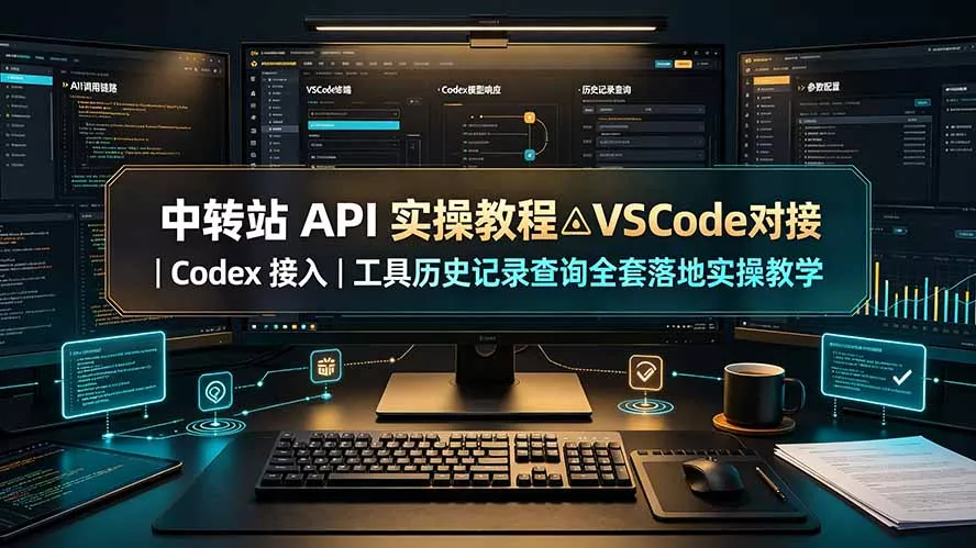 中转站 API 实操教程△VSCode 对接｜Codex 接入｜工具历史记录查询全套落地实操教学-心思维创富网_网上创业教程_网络创业项目