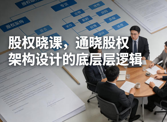 股权晓课，通晓股权架构设计的底层逻辑-心思维创富网_网上创业教程_网络创业项目